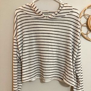 Charlotte Rouse stripped hoodie